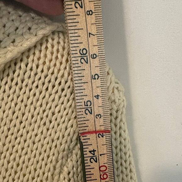 Workshop Republic Clothing Cream V-Neck Sweater - Picture 6 of 7